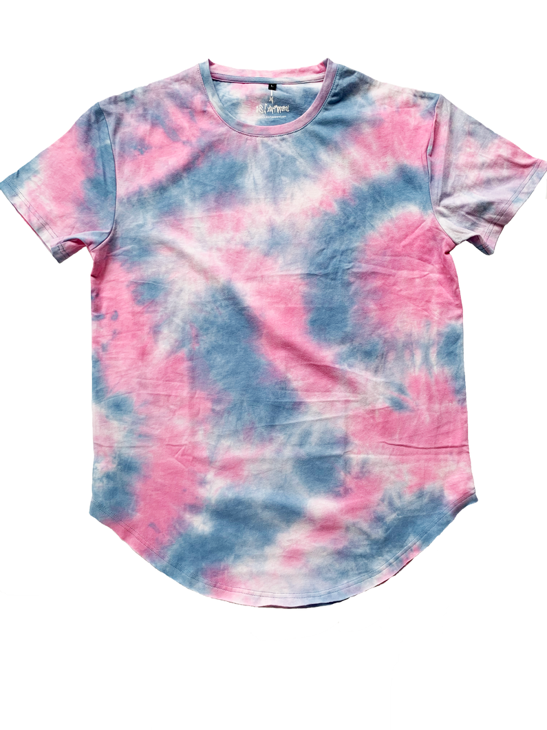 Tye Dye T-Shirt (Pink/Blue) Unisex