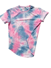 Load image into Gallery viewer, Tye Dye T-Shirt (Pink/Blue) Unisex